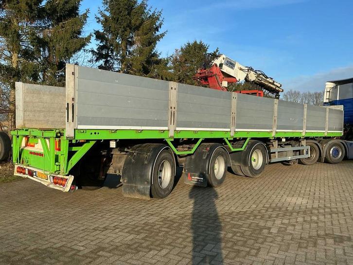 Pacton Stenentrailer met Kennis Kraan, Auto's, Vrachtwagens, Bedrijf, Aanhangers en Opleggers, Overige brandstoffen
