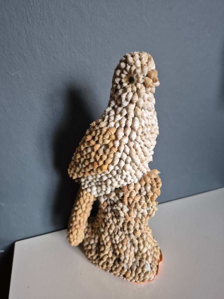 Beeld vogel in schelpen gemaakt geen verzending, Ophalen