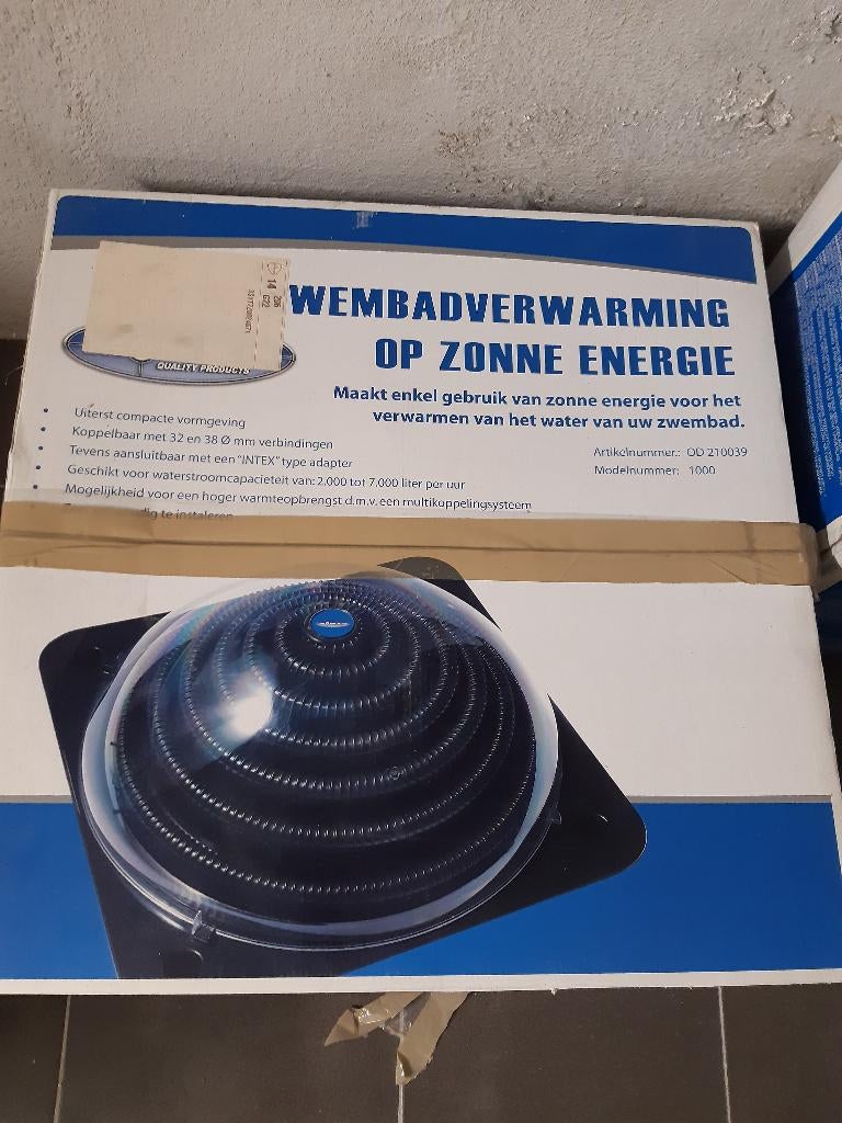 Zonnecollector Monza voor zwembad tot 7000L, Ophalen, Zo goed als nieuw, Zwembadpomp