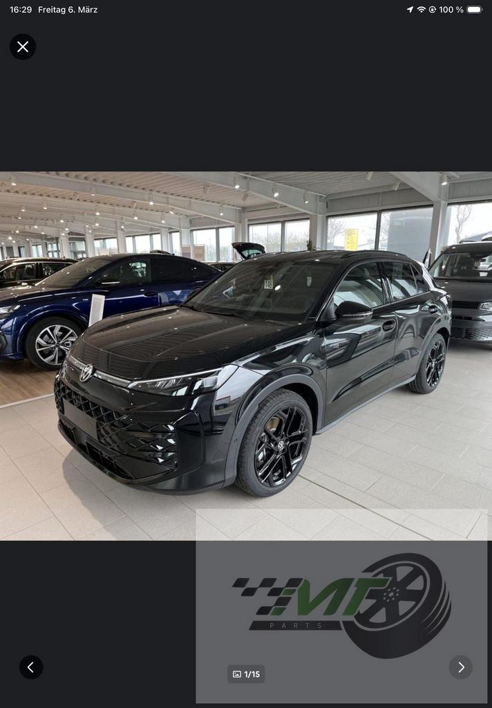 19“ Vw T-Roc TRoc RLine YORK BLACK 2GV601025H 225 45 BTW OEM, 19 inch, Gebruikt, -, -