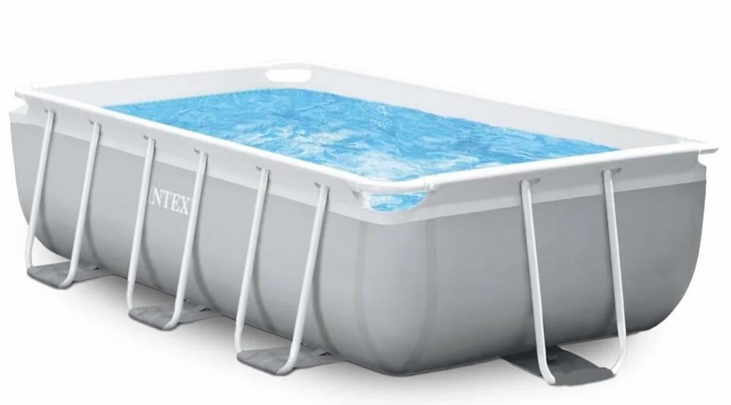 Zwembad en toebehoren, Tuin en Terras, Zwembaden, Gebruikt, Opzetzwembad, 80 tot 120 cm, 400 cm of meer, 200 tot 300 cm, Rechthoekig