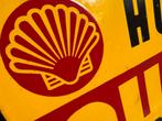 Oud origineel SHELL emaille reclamebord, Ophalen, Gebruikt, Reclamebord