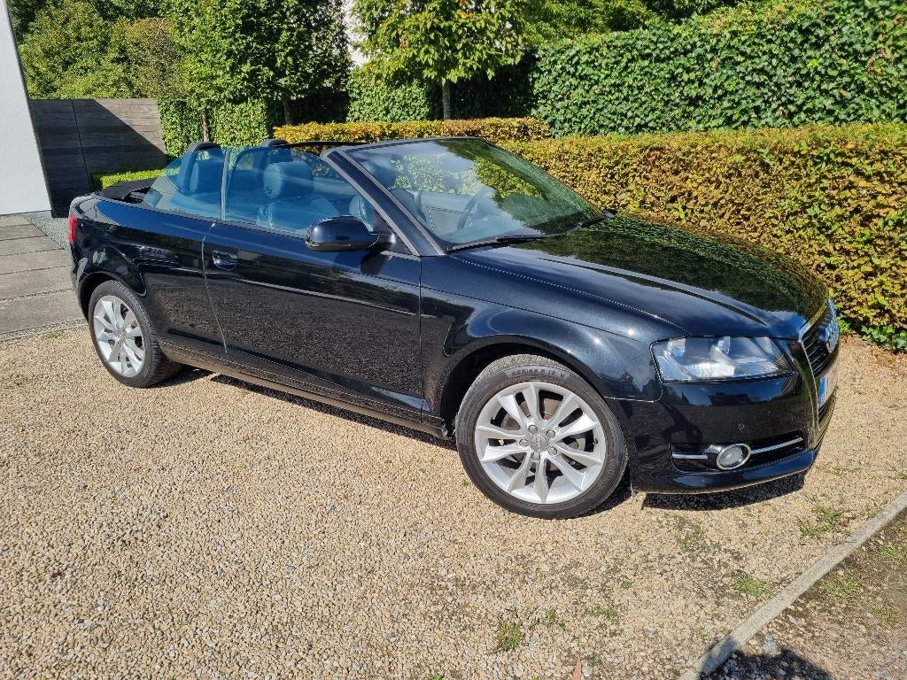 Audi A3 Cabrio Ambition 1.2TFSI, Auto's, Audi, Euro 5, 4 cilinders, Cabriolet, Zwart
