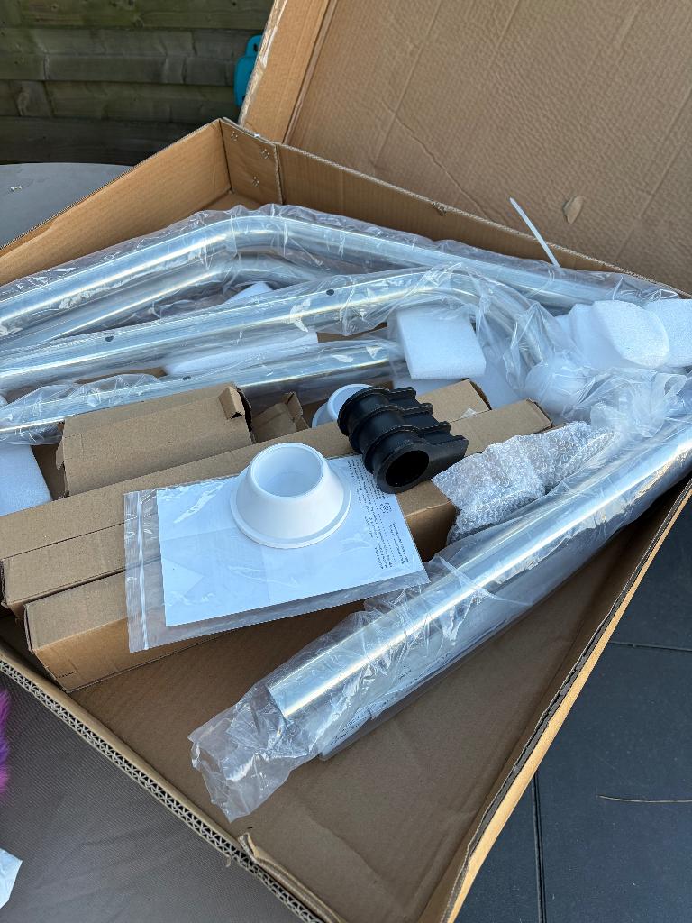 Roestvrij stalen zwembadladder, Tuin en Terras, Zwembad-toebehoren, Ophalen, Nieuw, Ladder