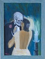 DIRK CASTELEYN / KOPPEL / OLIEVERF DOEK / 79x59cm / KADER, Ophalen