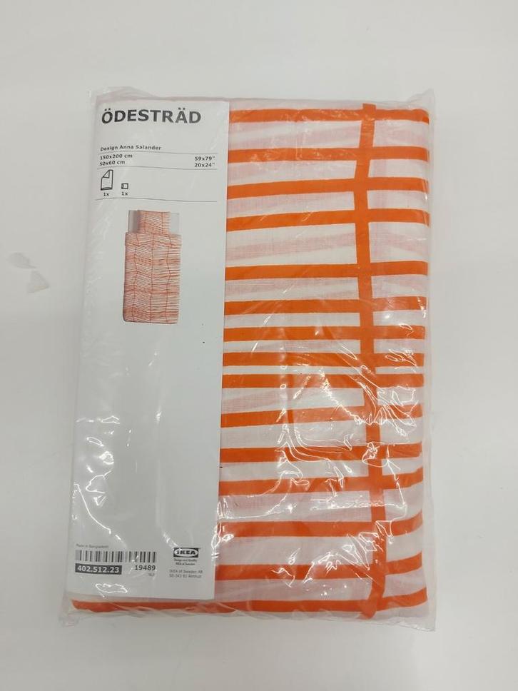 Couvre-lit Ödesträd, Maison & Meubles, Chambre à coucher | Linge de lit, Une personne, Orange, Enlèvement ou Envoi