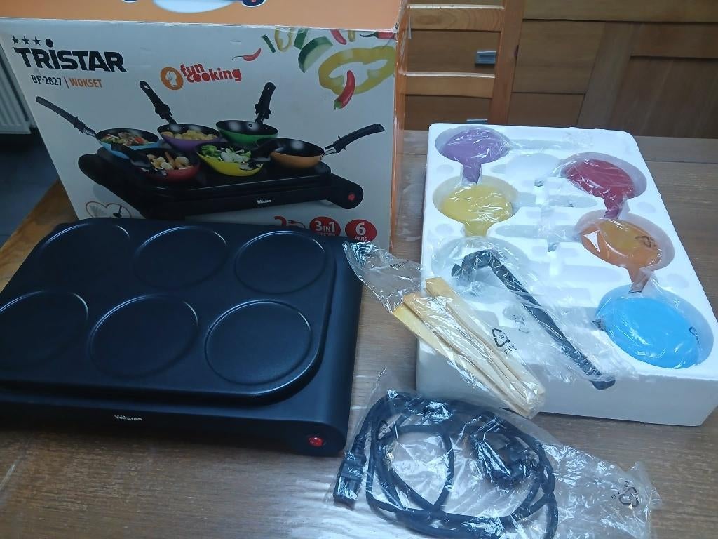 wokset tristar, Ophalen, Nieuw, 4 t/m 7 personen