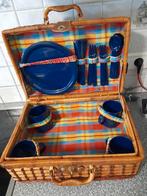 Gevulde picknickmand, Hobby en Vrije tijd, Picknickmanden, Ophalen of Verzenden, Zo goed als nieuw