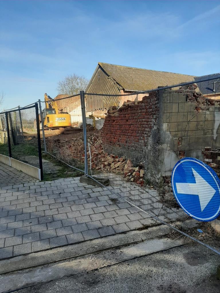 Bouwgrond plus plannen en premies goedgekeurd, Jardin & Terrasse, Clôtures de jardin, Enlèvement