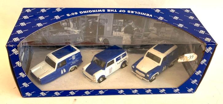 Mini van set ‘Co Op Special Edition’ Lledo Vanguards., Hobby en Vrije tijd, Modelauto's | 1:43, Zo goed als nieuw, Auto, Vanguards