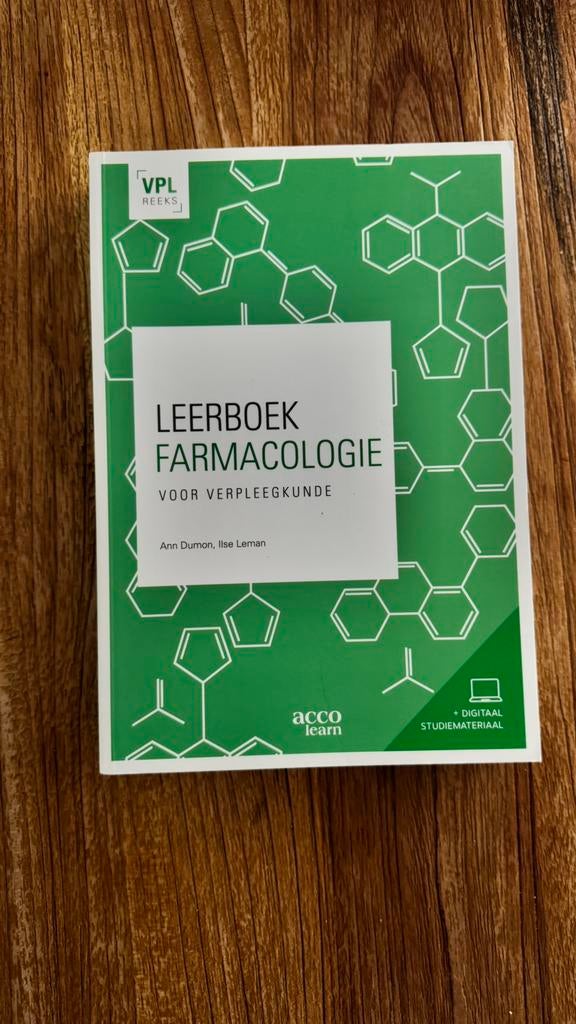Leerboek: farmacologie, Ophalen, Zo goed als nieuw