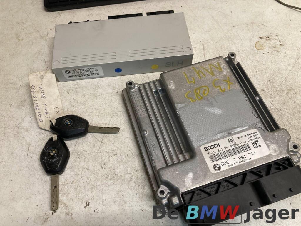 DDE module + CAS + sleutel m47n2 BMW X3 E83/LCI 7801711, Auto-onderdelen, Elektronica en Kabels, Gebruikt, Ophalen of Verzenden