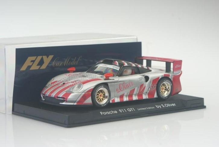 Fly Porsche 911 Gt1 By S.oliver Limited Edition Ref Nr E53, Kinderen en Baby's, Speelgoed | Racebanen, Nieuw, Racebaan, Elektrisch