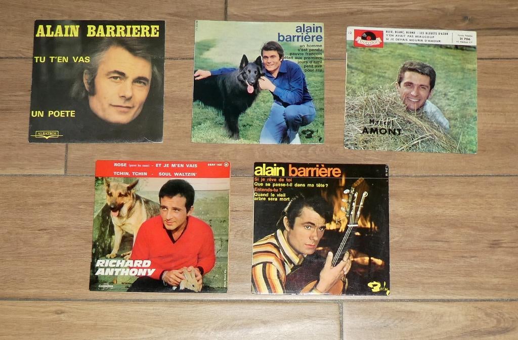 45 Tours - Anthony - Barrière - Amont etc, CD & DVD, Vinyles | Autres Vinyles, Enlèvement ou Envoi