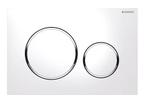 Plaque de commande en plastique Geberit Sigma20 (NOUVEAU), Enlèvement, Neuf, Chrome, Toilettes