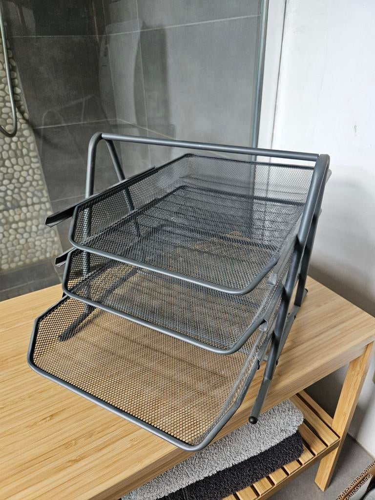 Trieur à courrier métal 3 niveaux, Maison & Meubles, Accessoires pour la Maison | Porte-journaux & Porte-revues