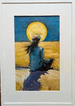 Peinture « Rencontre avec le coucher du soleil », Envoi