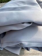 Rideaux cousus main tissu épais – 9 pièces (gris & taupe), Enlèvement, Utilisé, Gris