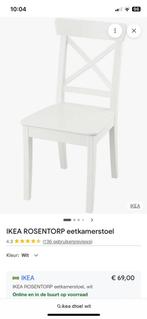 Ikea stoelen wit 6 stuks, Antiek en Kunst, Ophalen