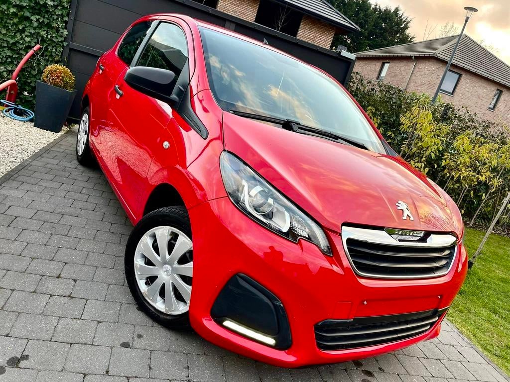 Peugeot 108 1.0i * 48.000 KM * 5 PORTES * CAR PASS  !!!, Autos, Peugeot, Rouge, Euro 5, Achat, Entreprise