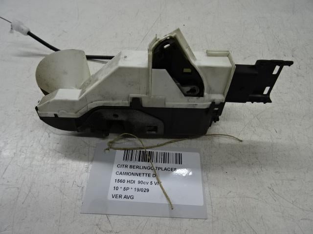 SERRURE DE PORTE AVANT GAUCHE Berlingo Multispace (828406), Utilisé, Gauche, Citroën