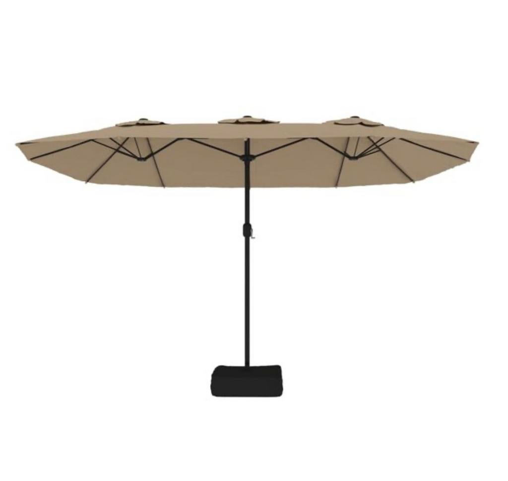 parasol 460x270 + poten!, Ophalen, Zo goed als nieuw