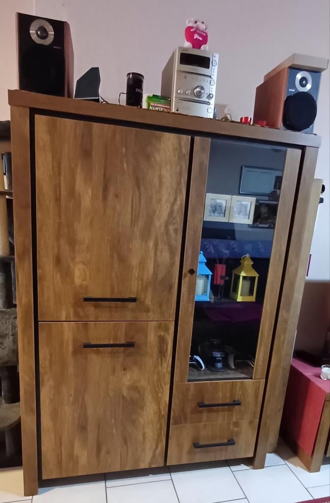 VITRINEKAST ENSOR, Huis en Inrichting, Kasten | Vitrinekasten, Ophalen