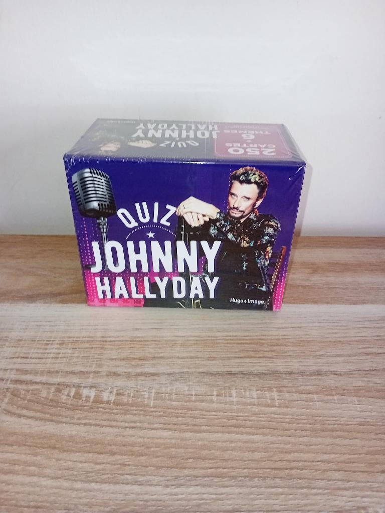 Johnny Hallyday, jeu, Quiz , neuf sous cello, Enlèvement, Neuf