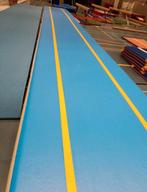 Airtrack 15mx2mx0,2m, Ophalen, Zo goed als nieuw, Blauw, Materiaal