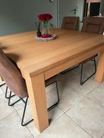 Eettafel vierkant 150x150, Huis en Inrichting, Ophalen, Gebruikt, Vierkant, Vijf personen of meer