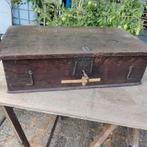 étui de voyage en bois antique, Enlèvement ou Envoi