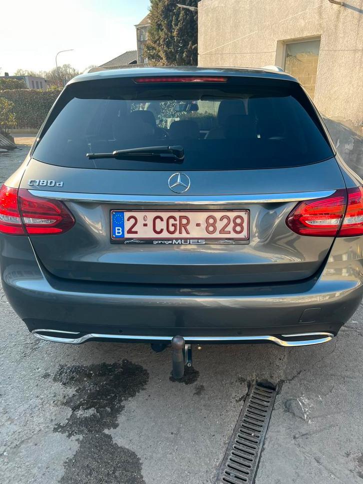 Mercedes C180 break, Autos, Mercedes-Benz, Particulier, Classe C, Diesel, Euro 6, Break, 5 portes, Boîte manuelle, Argent ou Gris