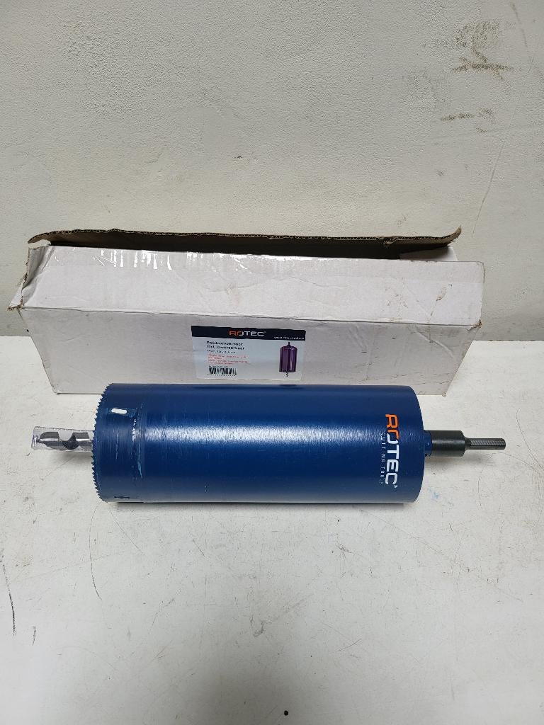 dakdoorvoerboor met centreerboor Rotec Dia 130x300 mm, Ophalen of Verzenden, Zo goed als nieuw, Boormachine, Variabele snelheid