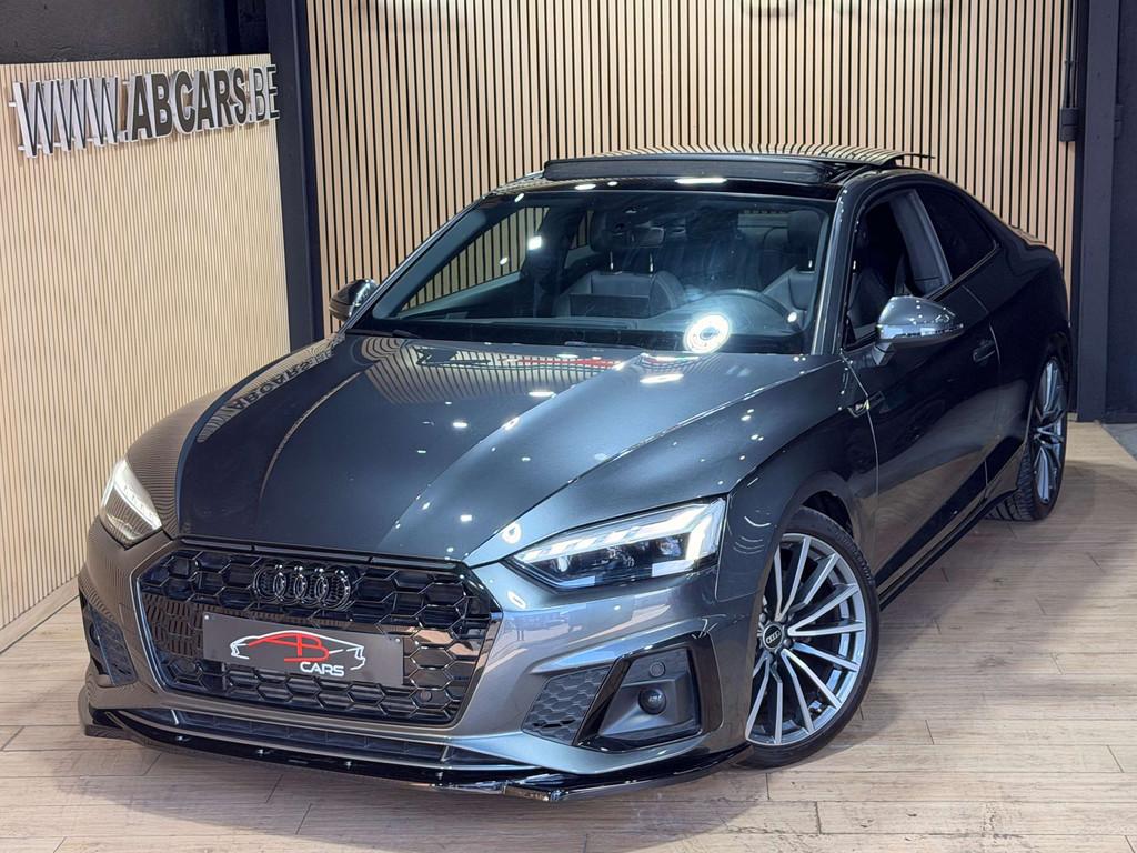 Audi A5 35TFSI * Coupé * S LINE / LOOK RS5 UNIQUE * GAR 12, Cuir, Argent ou Gris, 110 kW, Entreprise