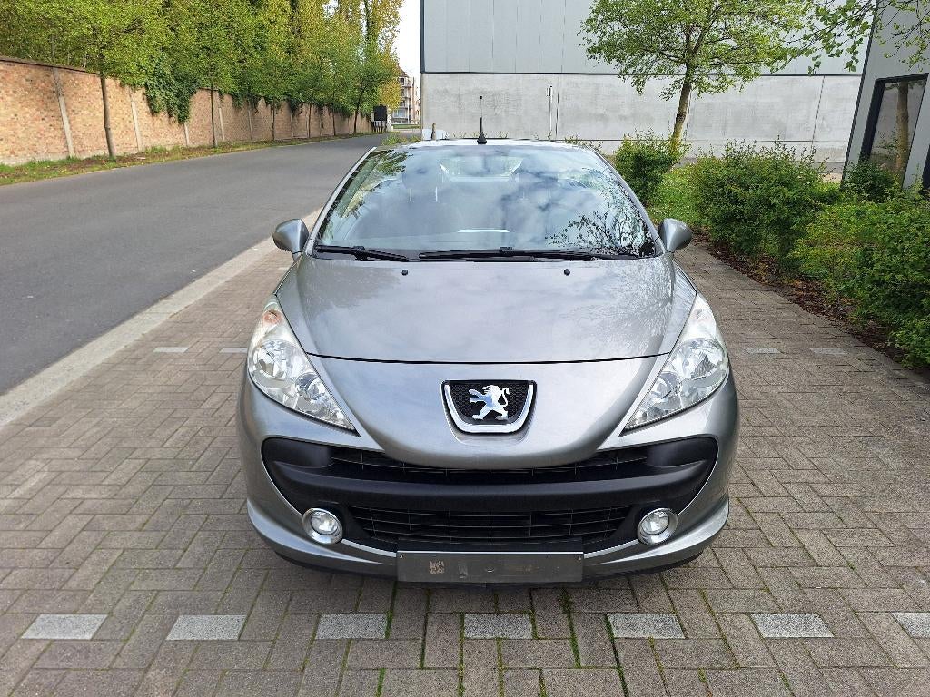 Peugeot 207cc 1.6i | 100dkm | Airco, Auto's, Voorwielaandrijving, 4 zetels, Stof, Zwart