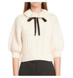 Red Valentino Zeldzame korte Kabeltrui XS Pierrotkraag strik, Kleding | Dames, Ophalen of Verzenden, Zo goed als nieuw, Maat 34 (XS) of kleiner