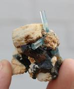 AQUAMARIJN, ORTHOKLAAS, TOERMALIJN Erongo NAMIBIE, Verzamelen, Ophalen of Verzenden, Mineraal