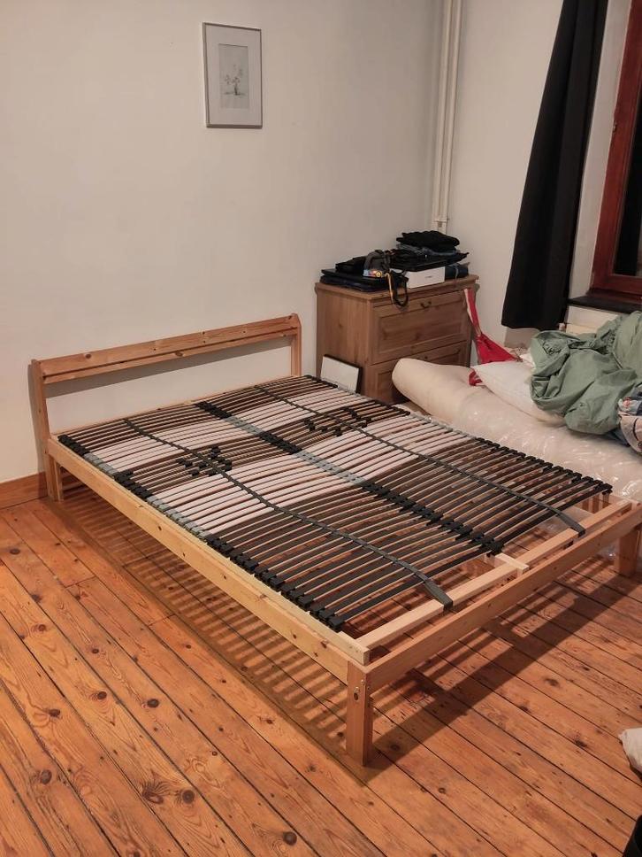 Meubles de chambre, Maison & Meubles, Chambre à coucher | Matelas & Sommiers, Comme neuf, Sommier, 140 cm, 210 cm, Deux personnes