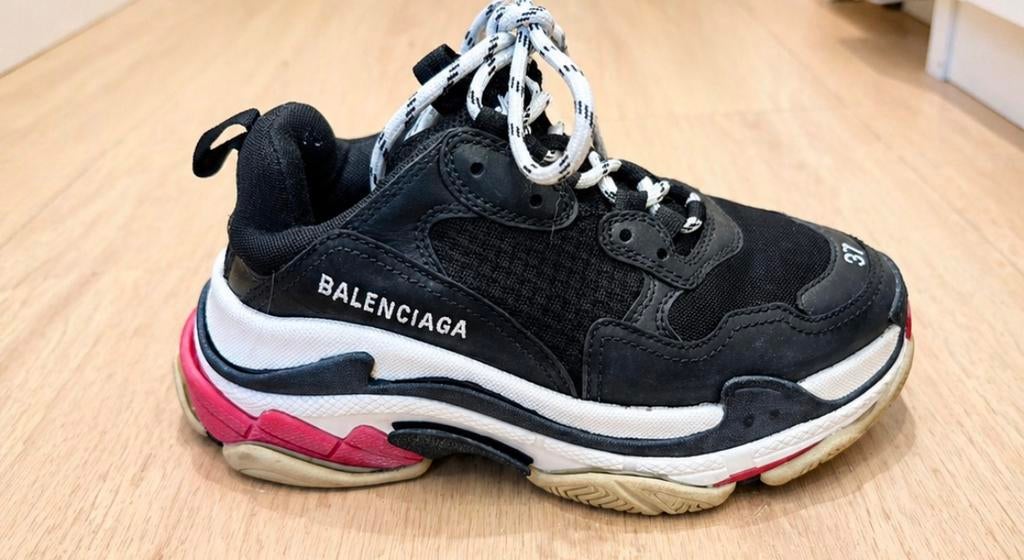Balenciaga sneakers maat 37 – goede staat Stof, Enlèvement ou Envoi, Sneakers et Baskets, Porté, Noir