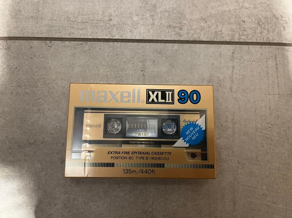 Maxell XLII 90 sealed cassette, Ophalen of Verzenden, Nieuw in verpakking