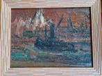 Jos Mous  1896 - 1968   Sleepboot, Antiek en Kunst, Verzenden
