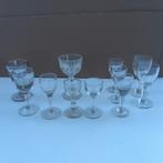 11 antieke borrelglaasjes. Divers. Prijs per stuk., Antiek en Kunst, Ophalen of Verzenden