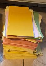 Gekleurd papier, Divers, Papeterie, Enlèvement, Comme neuf