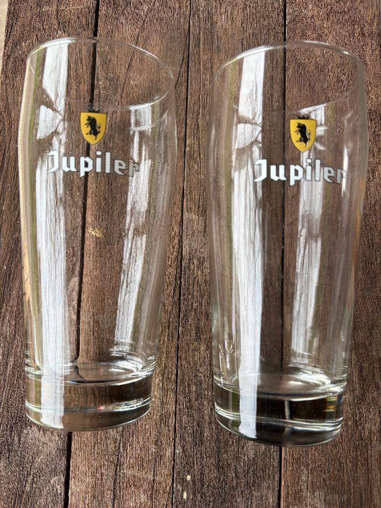 Jupiler (1/2 L), Collections, Enlèvement ou Envoi, Utilisé, Verre ou Verres, Autres marques