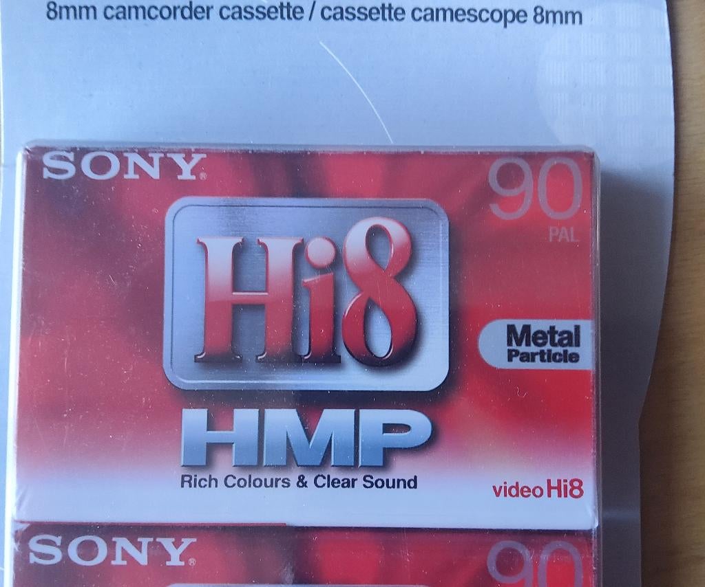 Cassette Video Hi8, Ophalen, Hi 8, (Video)band