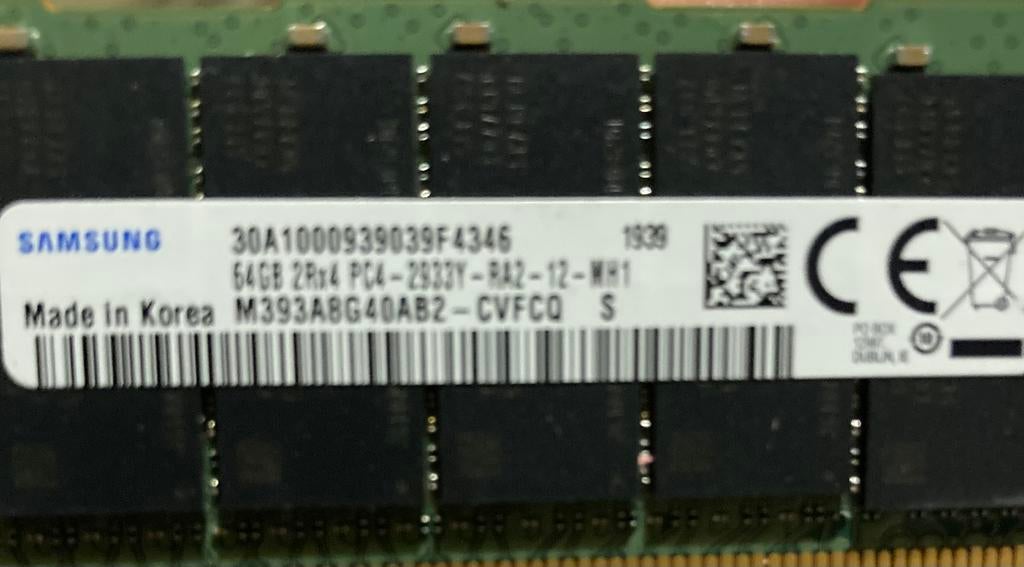 DDR4 64GB 2933Y X 6 RAM, Enlèvement ou Envoi, Comme neuf, DDR4