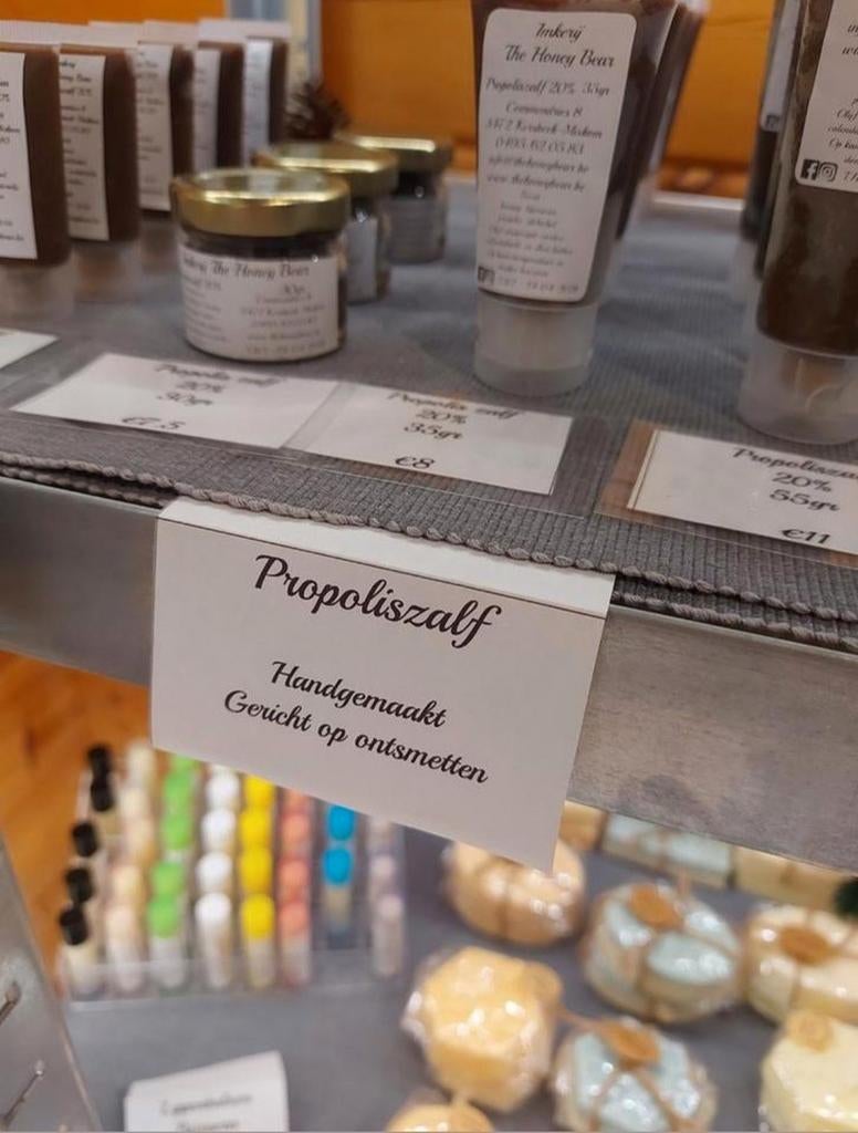 Propoliszalf 40% propolis uit imkerij, Ophalen