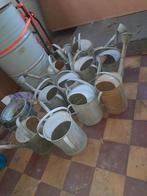 Lot van 11 zinken gieters, Antiek en Kunst, Antiek | Gereedschap en Instrumenten, Ophalen