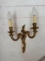 2x Antiek muurverlichting / wandverlichting, Huis en Inrichting, Lampen | Wandlampen, Ophalen, Gebruikt, Overige materialen, Antiek