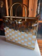 Sac à main Hollywood Regency en laiton avec porte-revues Pau, Enlèvement ou Envoi